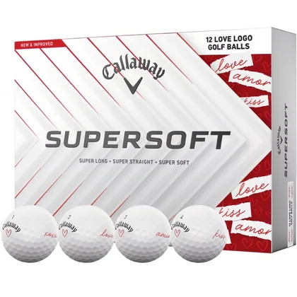 CALLAWAY 2026 SUPERSOFT GOLF BALLS - LIMITED EDITION VALENTINES