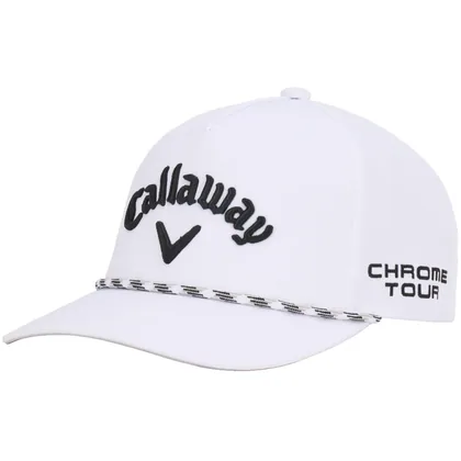 CALLAWAY 2026 TOUR AUTHENTIC PERFORMANCE PRO ROPE GOLF CAP - WHITE