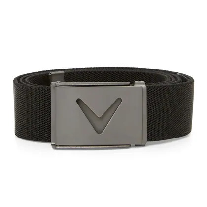 CALLAWAY 2026 V LOGO WEBBING BELT - PEACOAT