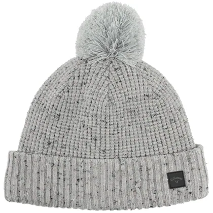 CALLAWAY 2026 WINTER TEES POM BEANIE - LIGHT GREY