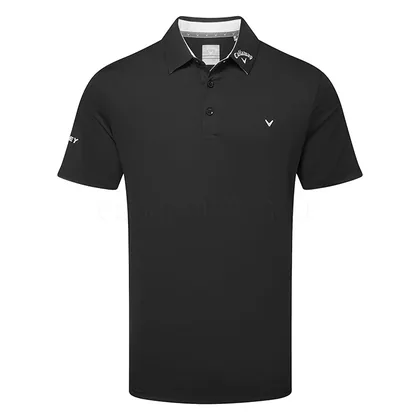 Callaway 3 Chev Odyssey Golf Polo Shirt Caviar CGKSE062-002