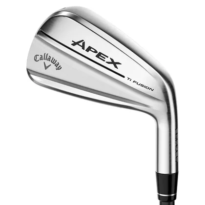 Callaway Apex Ti Fusion Plated Golf Irons Steel Shafts Left Handed (Custom Fit)