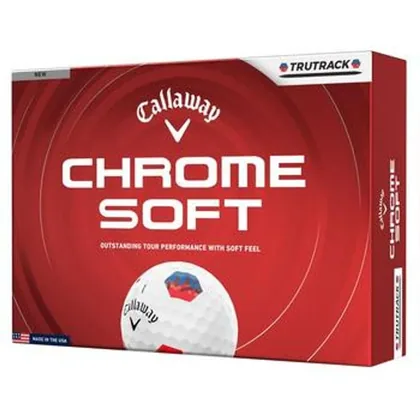 Callaway Chrome Soft 26 TruTrack Golf Balls - White