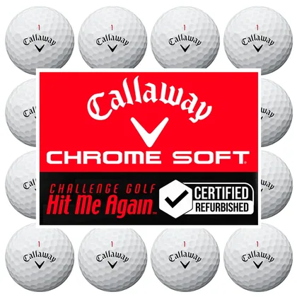 CALLAWAY CHROME SOFT X HIT ME AGAIN™ GOLF BALLS / DOZEN