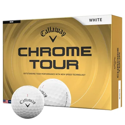 Callaway Chrome Tour Golf Balls White
