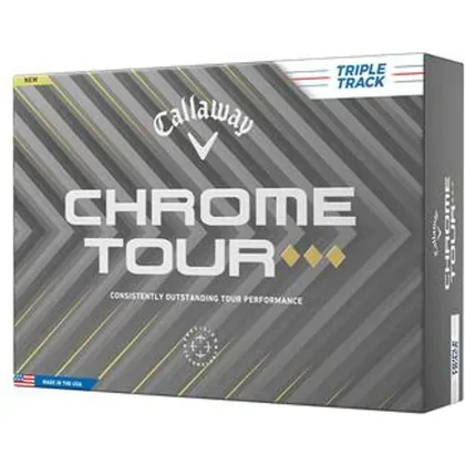 Callaway Chrome Tour Triple Diamond Triple Track Golf Balls - White