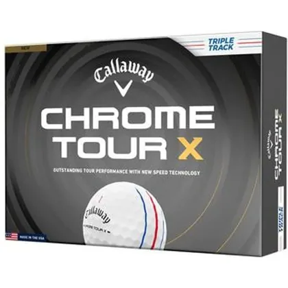 Callaway Chrome Tour X 26 Triple Track Golf Balls - White