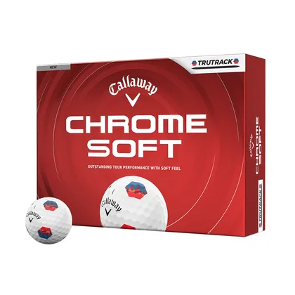 Chrome Soft TruTrack Golf Balls (Dozen)
