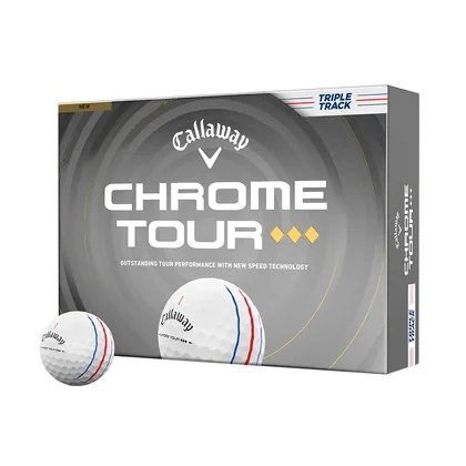 Chrome Tour Triple Diamond Triple Track Golf Balls (Dozen)