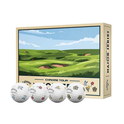 Limited Edition Chrome Tour Major Series: July Major Golf Balls (Dozen)