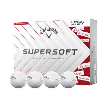 Limited Edition Supersoft Love Golf Balls (Dozen)