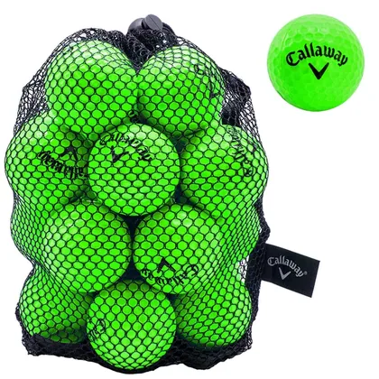 CALLAWAY HX PRACTICE SOFT FLITE GOLF BALLS 9 BALL PACK - GREEN