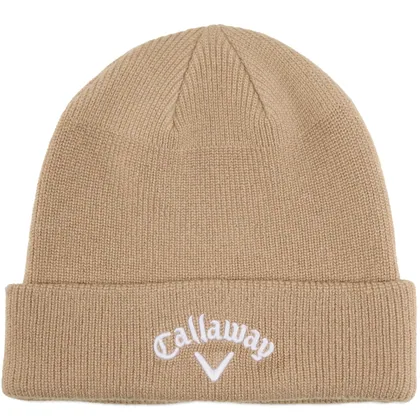 CALLAWAY ODYSSEY 2026 TOUR AUTHENTIC BEANIE - KHAKI