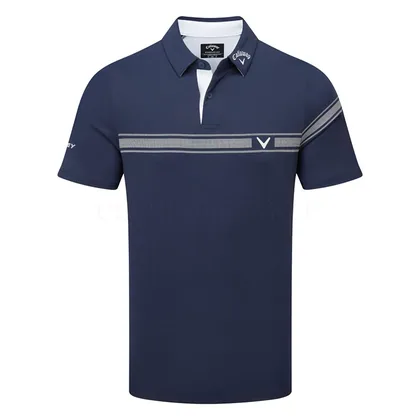 Callaway Odyssey Block Golf Polo Shirt Peacoat CGKSG0B9-410