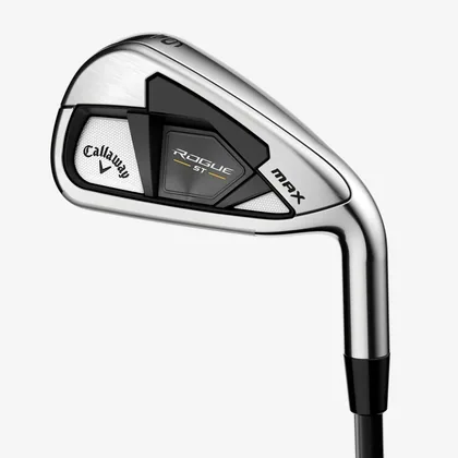 Set Of Golf Irons Right Handed Graphite Regular - Callaway Rogue St Max