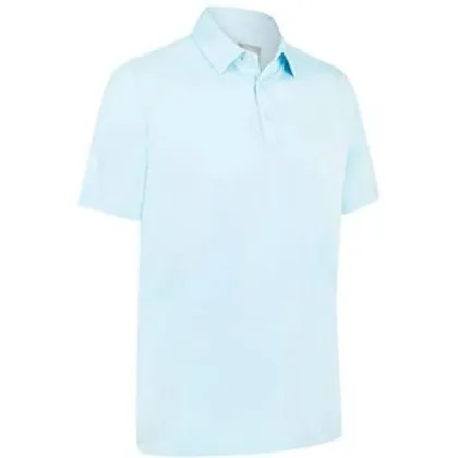 SS Solid Swing Tech Golf Polo Shirt - Arctic Paradise