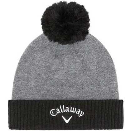 Callaway Tour Authentic Pom Golf Beanie - Charcoal/Black