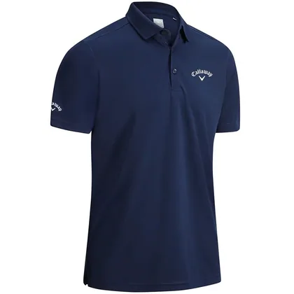 CALLAWAY TOUR LOGO GOLF POLO SHIRT - PEACOAT