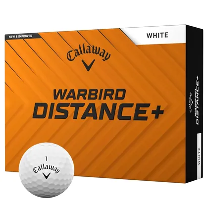 Callaway Warbird Distance+ Personalised Text Golf Balls White