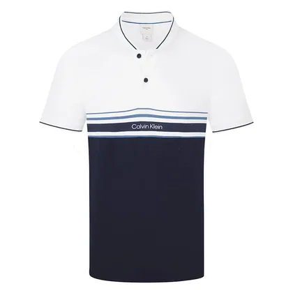 Calvin Klein Castlerock Golf Polo Shirt Navy CKMA26196