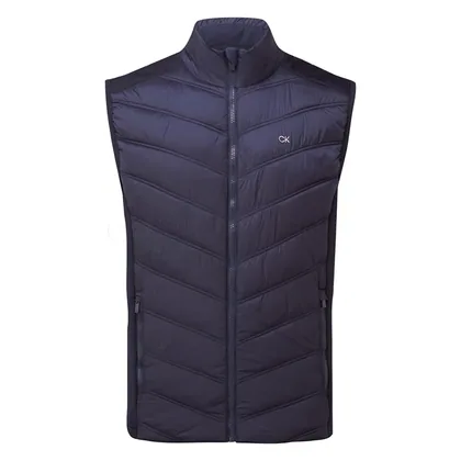 Calvin Klein Frontera Hybrid Golf Wind Vest Navy C9833