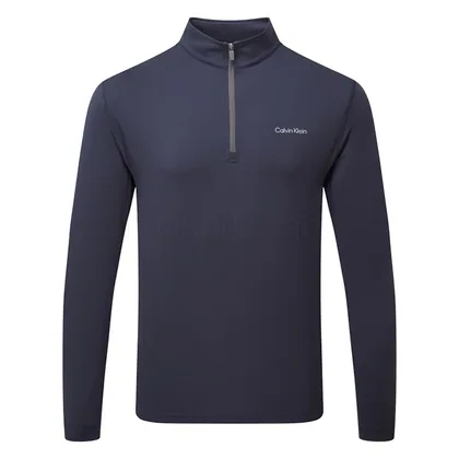 Calvin Klein Newport 1/2 Zip Golf Sweater Navy