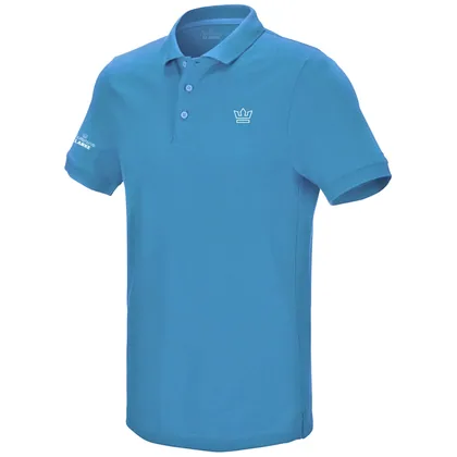 CAMERON CLARKE 2026 CROWN LOGO GOLF POLO SHIRT - SKY BLUE