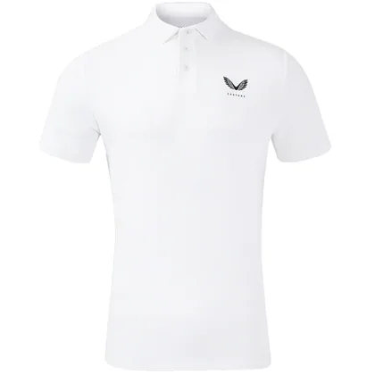 CASTORE 2026 CLUB ESSENTIAL GOLF POLO SHIRT - WHITE
