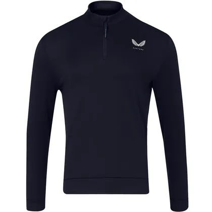 CASTORE CLUB CLASSIC 1/4 ZIP GOLF MIDLAYER - NAVY
