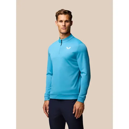 Club Golf 1/4 Zip Top - Corn Blue