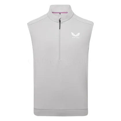 Castore Flex 1/2 Zip Golf Sleeveless Sweater Alloy/White MLM00040CAS-121