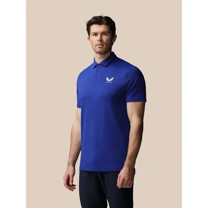 Men’s Golf Essential Short Sleeve Polo Top - Blue