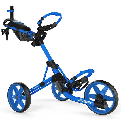 CLICGEAR MODEL 4.0 GOLF TROLLEY - BLUE +FREE GIFT PACK