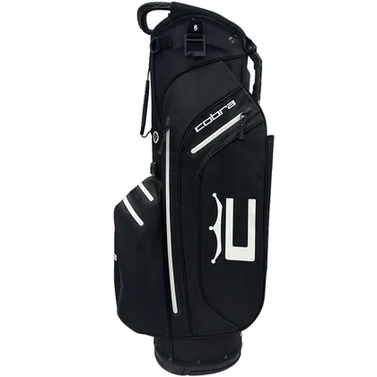 COBRA 2026 ACE WATERPROOF GOLF STAND CARRY BAG - BLACK / WHITE +FREE GIFT