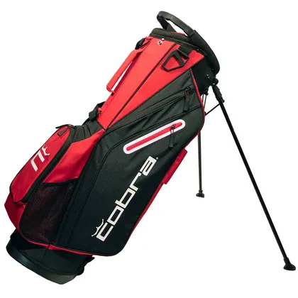 COBRA 2026 SIGNATURE GOLF STAND CARRY BAG - BLACK / RED