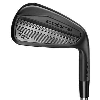 Cobra KING Tour Black Golf Irons Steel Shafts Left Handed (Custom Fit)