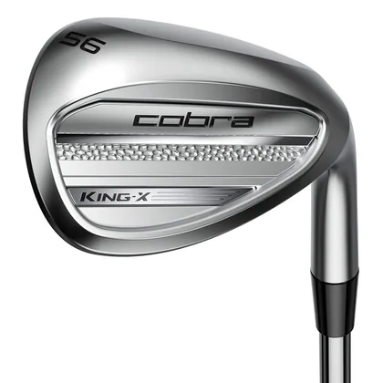 Cobra KING X Satin Chrome Golf Wedge Steel