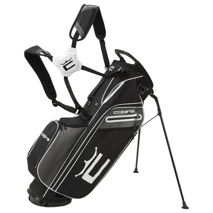 Cobra Strike Golf Stand Bag Black/Grey/White 953023-01