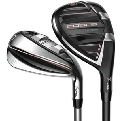 Cobra T-Rail Combo Golf Iron Set - Ladies
