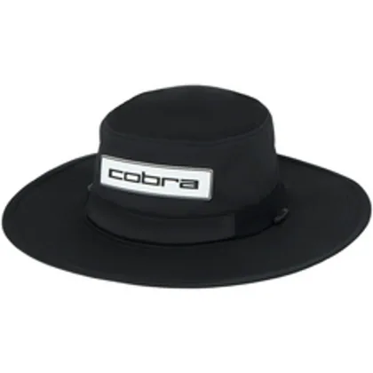 Cobra Tour Aussie Golf Bucket Hat Black
