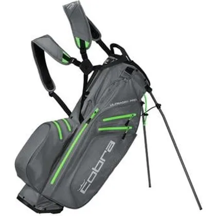 Cobra Ultradry Pro Golf Stand Bag - Quiet Shade/Green Gecko