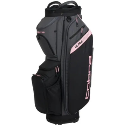 Cobra Ultralight 2 Golf Cart Bag - Black/Rose Gold
