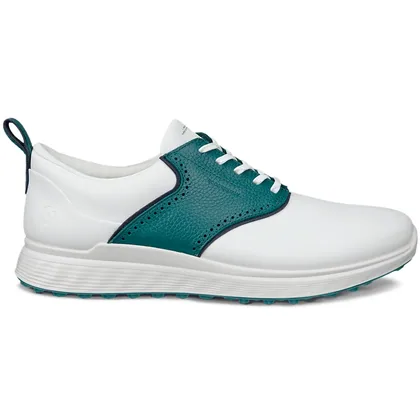 ECCO 2026 S-CASUAL GOLF SHOES - WHITE / BAYGREEN