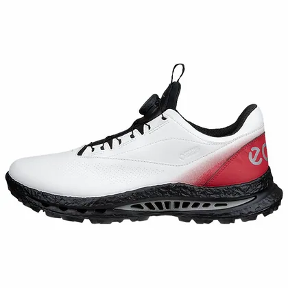 Ecco Biom C5 Gore-Tex BOA Golf Shoes White/Chilli Red 132614-55428