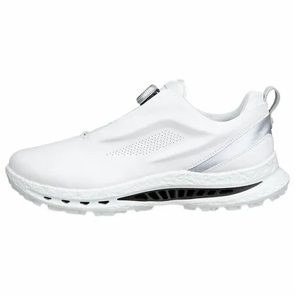 Ecco Biom C5 Premium Gore-Tex BOA Golf Shoes White/Buffed Silver 132634-54510