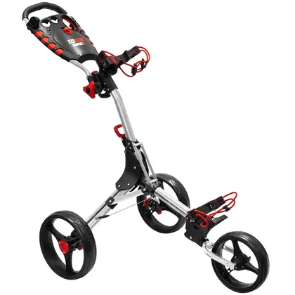 EZE GLIDE 2026 COMPACT+ GOLF PUSH TROLLEY - SILVER