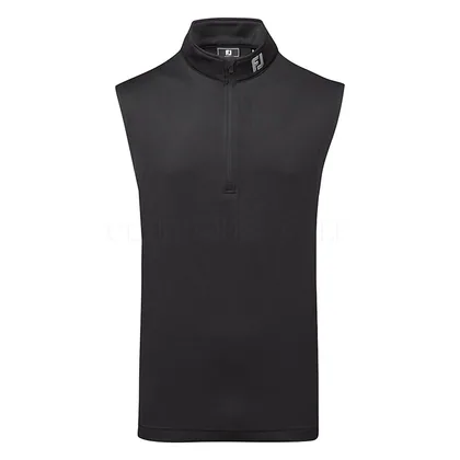 FootJoy 1/2 Zip Golf Vest Black 34145