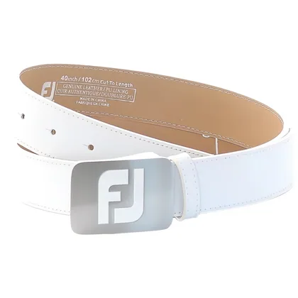 FOOTJOY 2026 BUCKLE GOLF BELT 69355 - WHITE