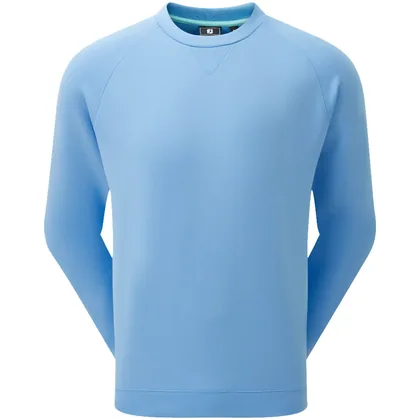 FOOTJOY 2026 CREWNECK GOLF MIDLAYER 39304 - BLUE REEF