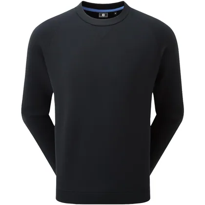 FOOTJOY 2026 CREWNECK GOLF MIDLAYER 39305 - BLACK
